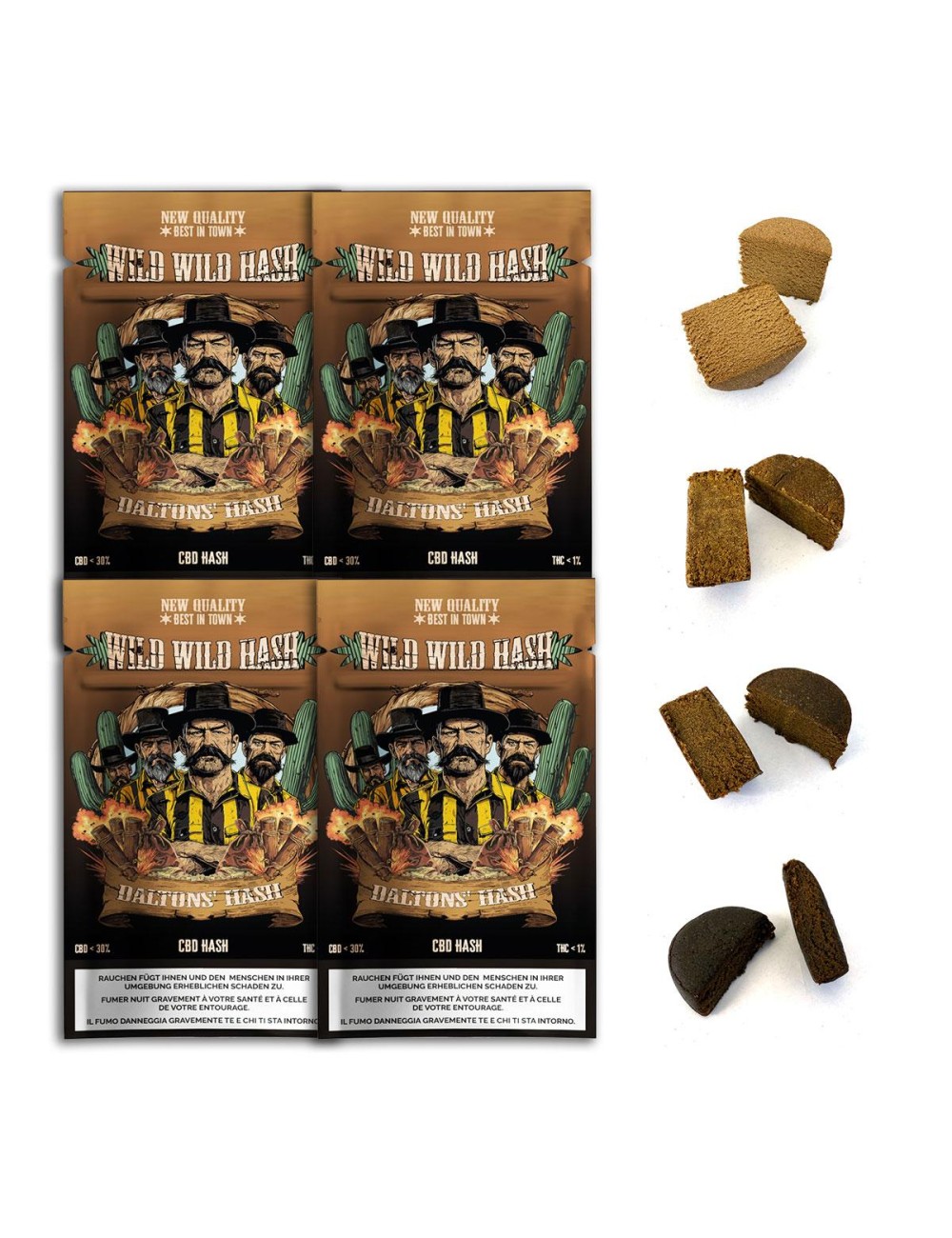 Vollständiges Sortiment Golden - Wild Wild Hash - Cannabis CBD Schweiz