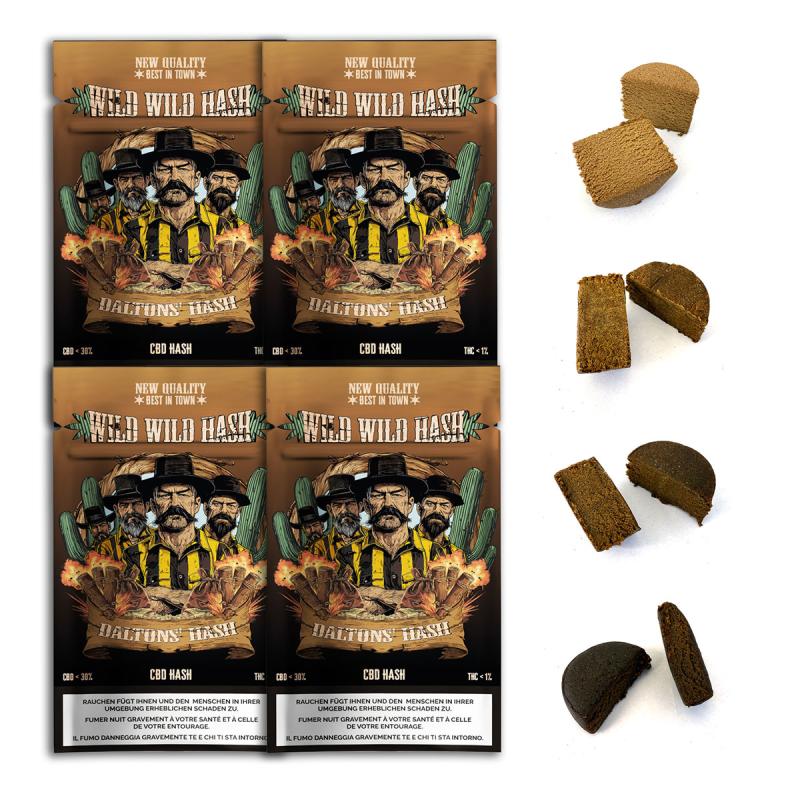 Vollständiges Sortiment Golden - Wild Wild Hash - Cannabis CBD Schweiz Hash & Pollen