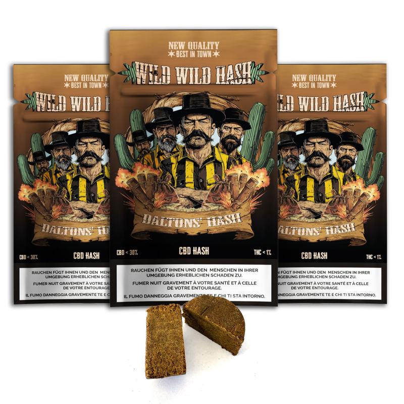 Golden Moroccan 15g - 3 for 2 - Wild Wild Hash - Dalton's Hash CBD Switzerland Hash & Pollen