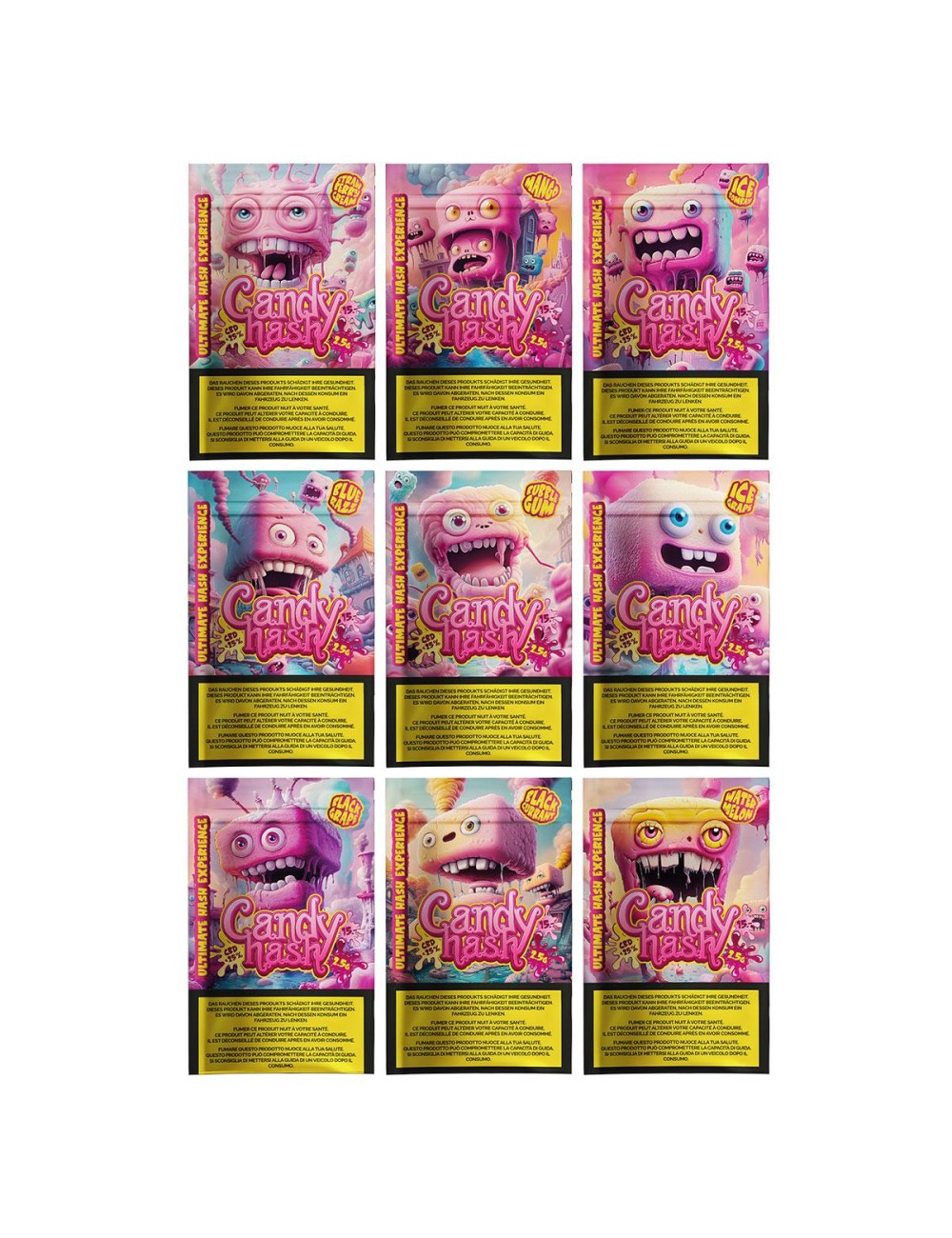 Candy Hash - Gamme Complète - CBD Suisse