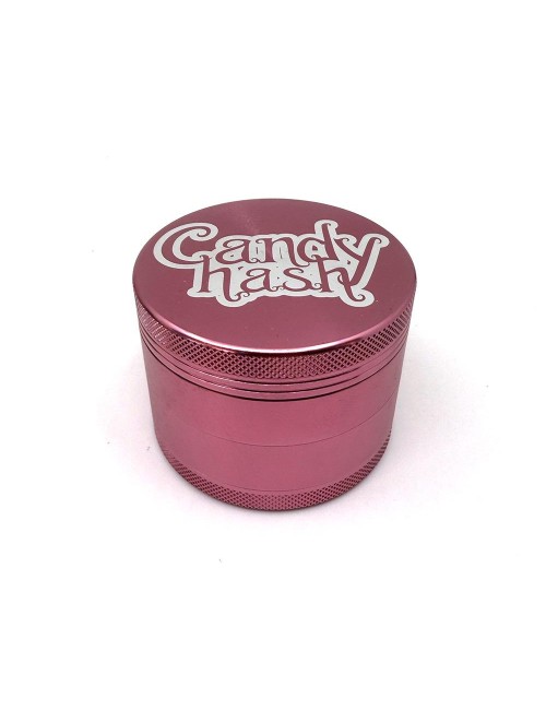Aluminium Grinder Candy Hash 63mm Pink - 4 Teile