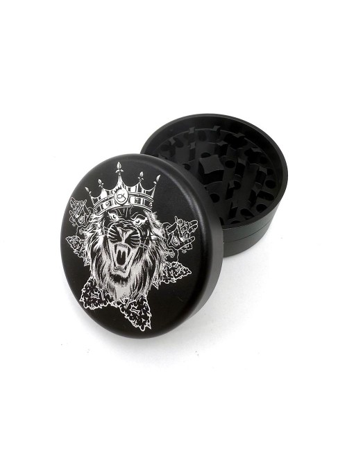 Grinder Aluminium Cannabis King 62mm – 3 Parties Édition Limitée
