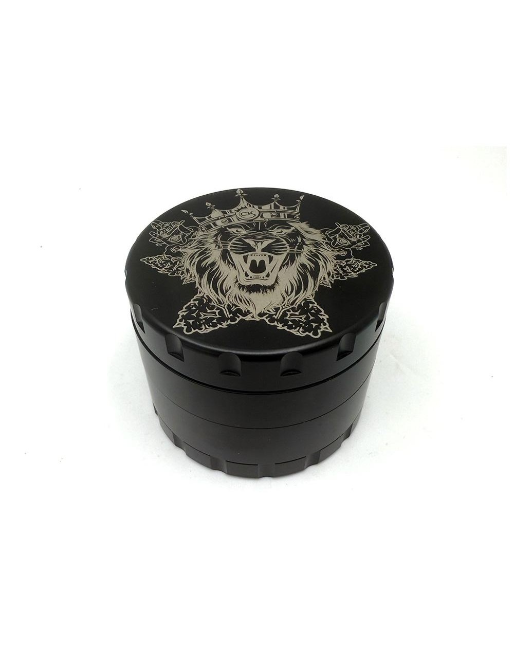 Grinder Cannabis King Edelstahl 63mm - 4-teilig Ultra Robust
