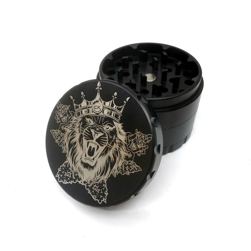 copy of Aluminium Grinder Cannabis King 62mm - 3 Parts Limited Edition Grinders