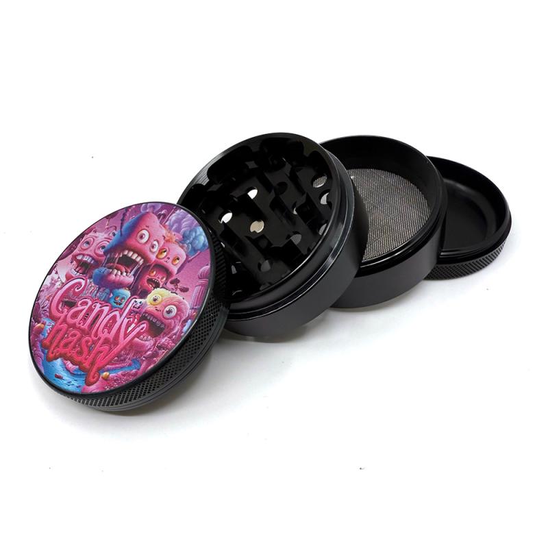 copy of Aluminium Grinder Candy Hash 63mm Pink - 4 Teile Grinders