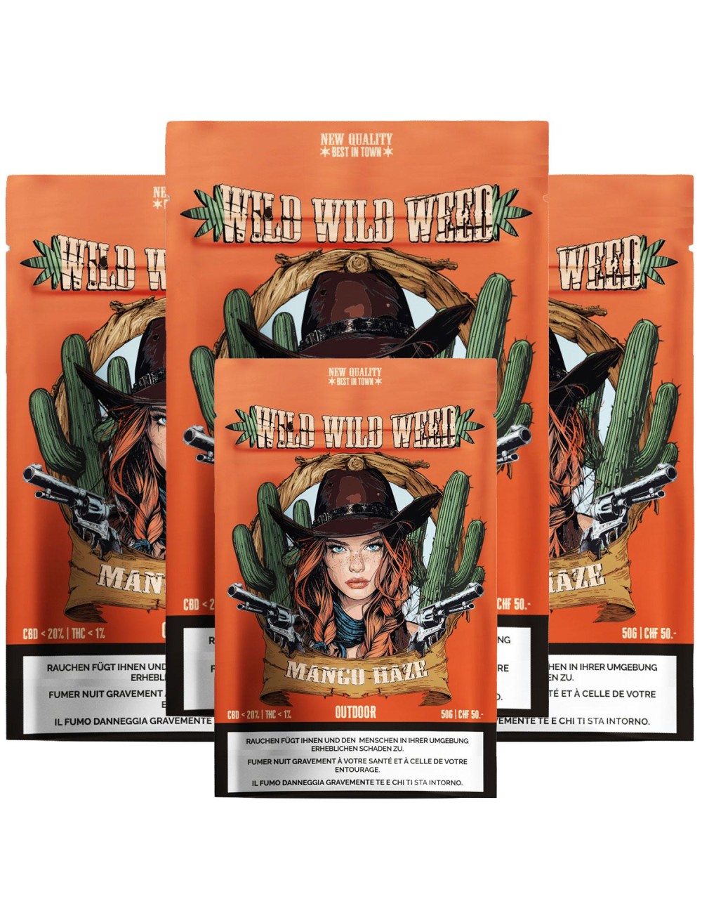 Mango Haze 50g - 4 for 3 - Wild Wild Weed 2.0 - Cannabis CBD Switzerland