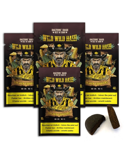Golden Charas 10g - 4 für 3 - Wild Wild Hash - Dalton's Hash CBD Schweiz