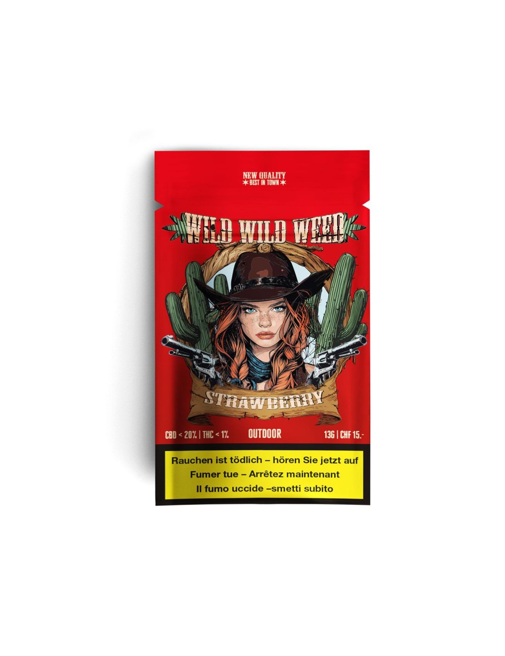 Strawberry 13g - Wild Wild Weed 2.0 - Cannabis CBD Schweiz