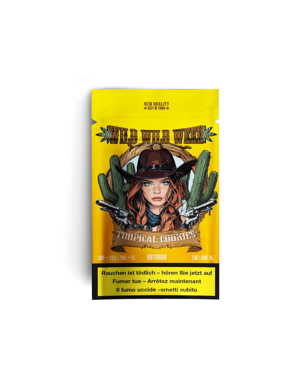 Tropical Cookies 13g - Wild Wild Weed 2.0 - Cannabis CBD Suisse