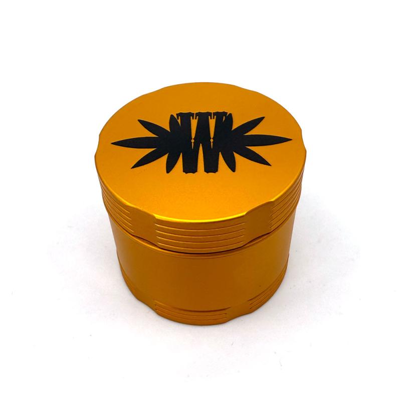 Gold Grinder Wild Wild Weed Aluminium 55mm - 4 Parts Limited Edition Grinders