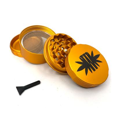 Grinder Gold Wild Wild Weed Aluminium 55mm – 4 Parties Édition Limitée Grinders