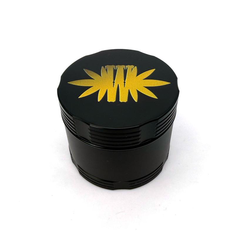 Grinder Schwarz Wild Wild Weed Aluminium 55mm - 4-teilig Limited Edition Grinders