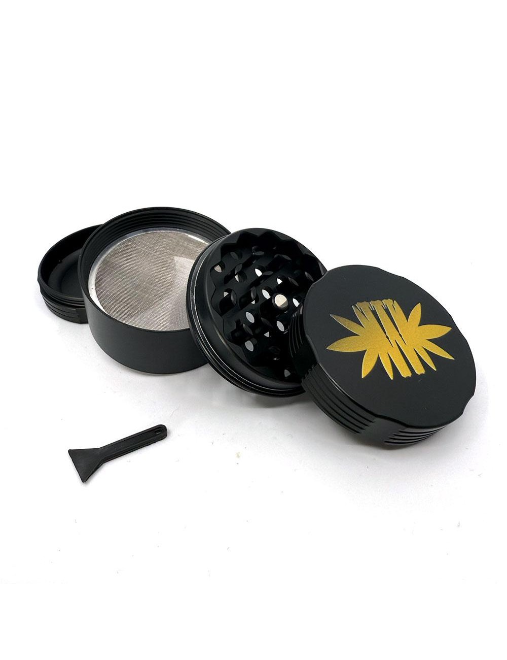 Grinder Black Wild Wild Weed Aluminium 55mm - 4 Parts Limited Edition