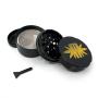 Grinder Noir Wild Wild Weed Aluminium 55mm – 4 Parties Édition Limitée Grinders