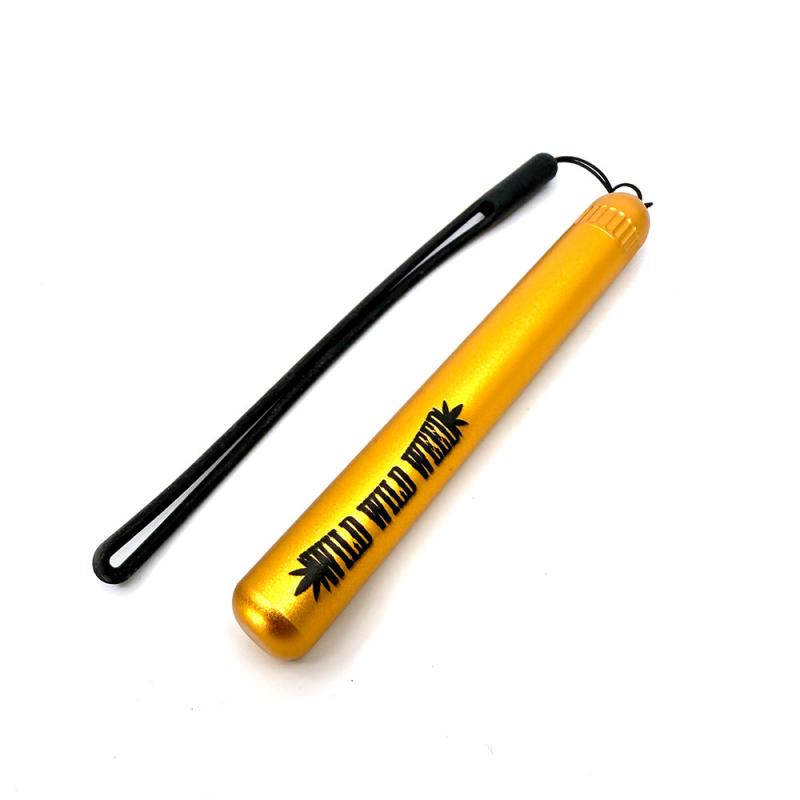 Joint Tube Gold Wild Wild Weed Aluminium 126mm - Limited Edition Storage boxes