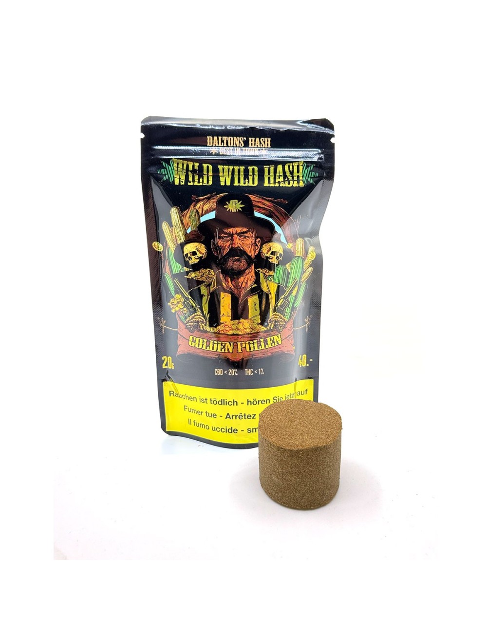 Golden Pollen 20g - Wild Wild Hash - Dalton's Hash CBD Suisse