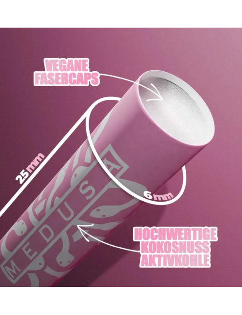 Medusa - Activated carbon filter - PINK (1000 pcs. x 6mm)