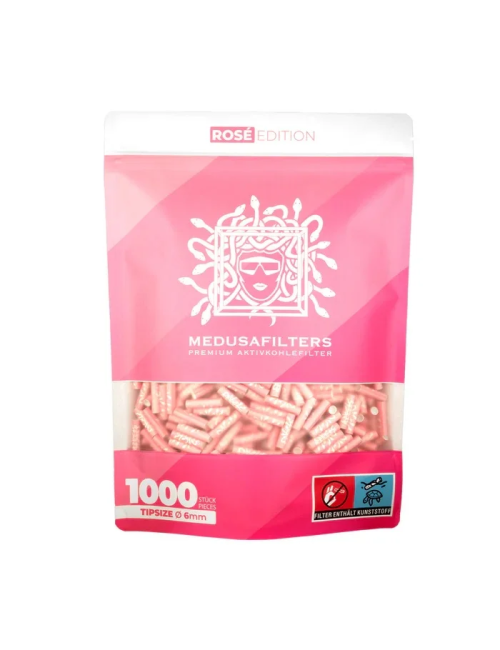 Medusa - Activated carbon filter - PINK (1000 pcs. x 6mm)
