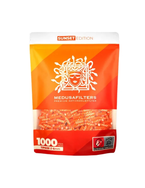 Medusa - Activated carbon filter - SUNSET (1000 pcs. x 6mm)