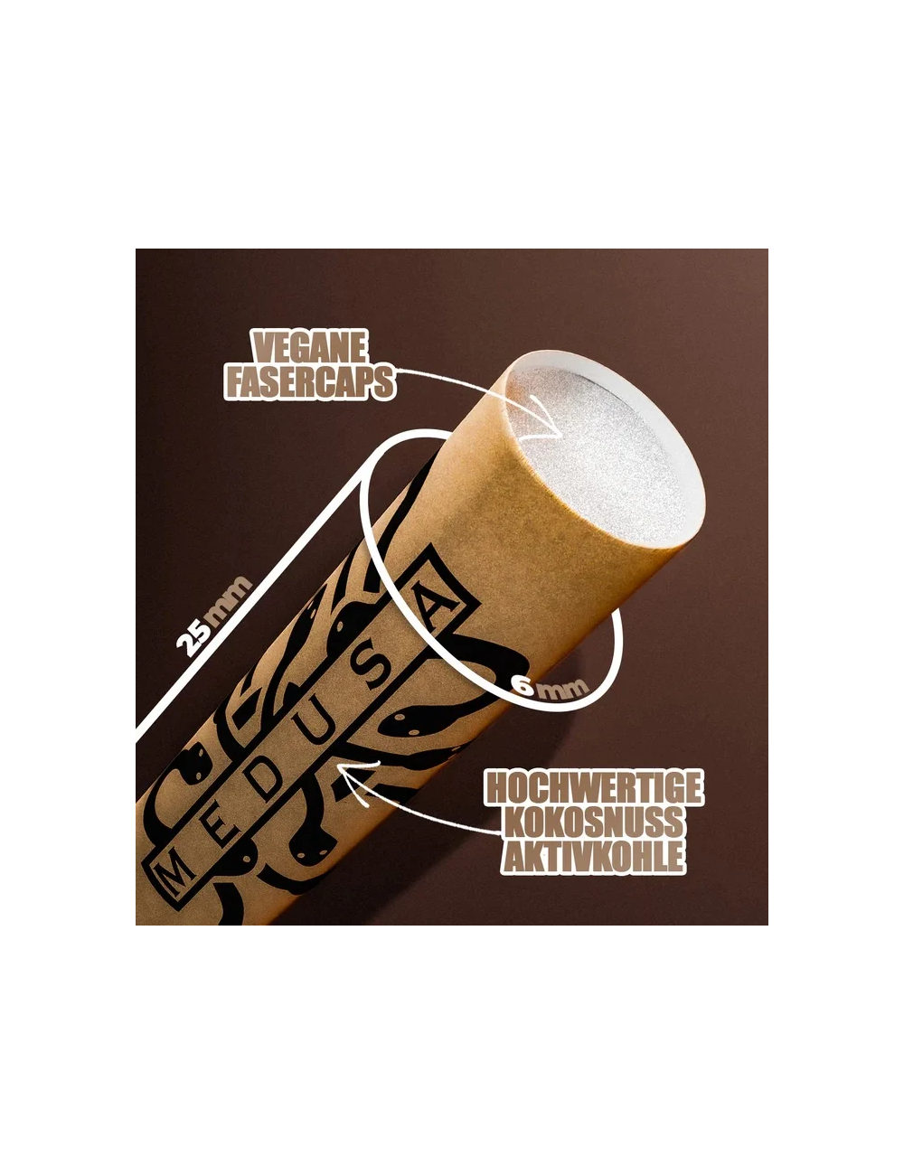 Medusa - Hybridfilter - ORGANIC (100 Stck. x 6mm)