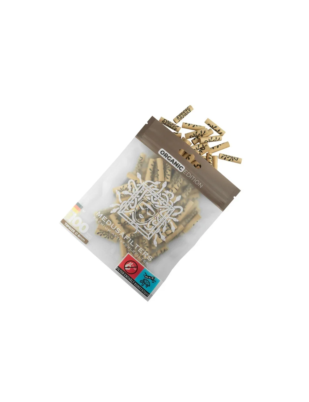 Medusa - Hybridfilter - ORGANIC (100 Stck. x 6mm)