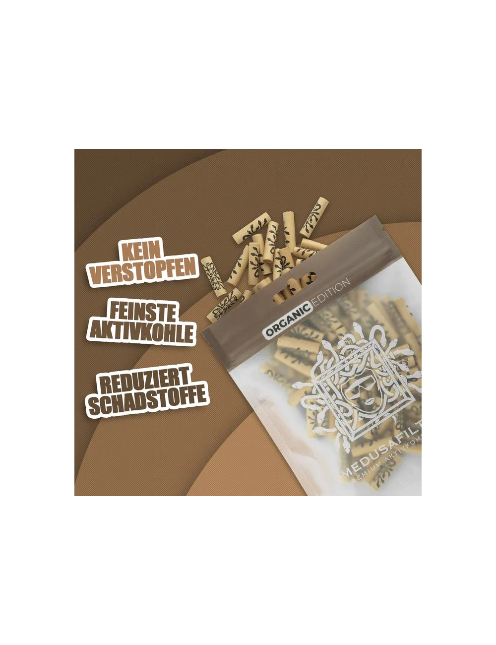 Medusa - Hybridfilter - ORGANIC (100 pcs. x 6mm)