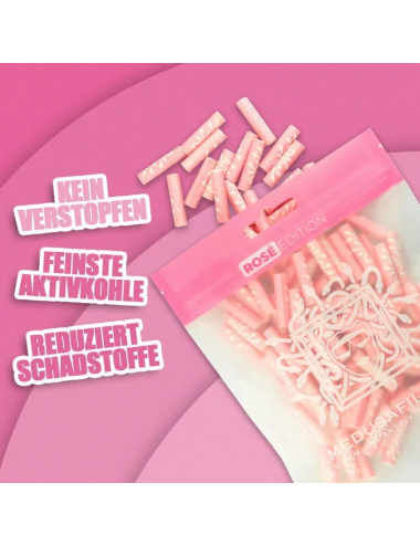 Medusa - Hybridfilter - ROSE (100 pcs. x 6mm)