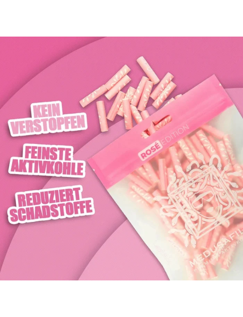 Medusa - Hybridfilter - ROSE (100 pcs. x 6mm)