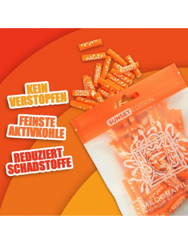 Medusa - Hybridfilter - SUNSET (100 pcs. x 6mm)