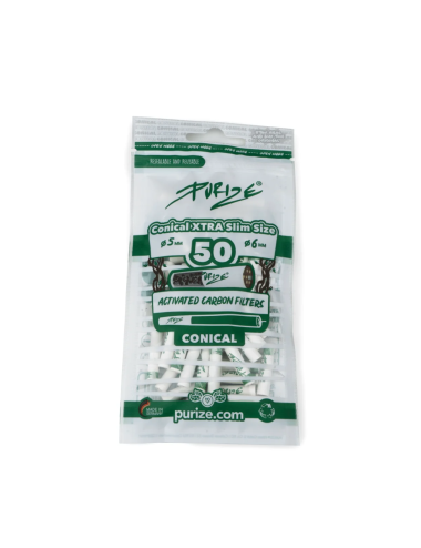 Purize - Conical Xtra Slim Size - 5-6mm - 50 pièces - Blanc