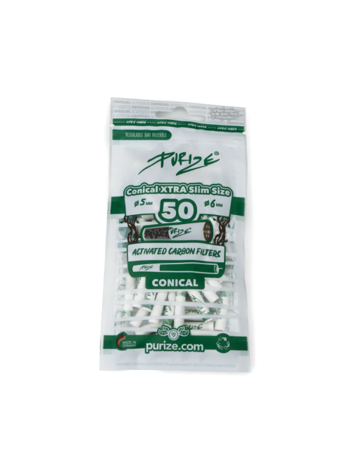 Purize - Conical Xtra Slim Size - 5-6mm - 50 pièces - Blanc