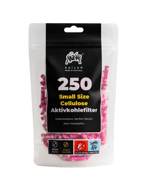 Kailar - Filtre à charbon actif - Rose (250pcs Pack)