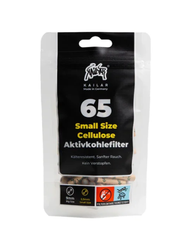 Kailar - Aktivkohlefilter - Ungebleicht (65pcs Pack)