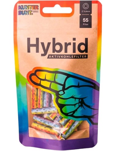 Hybrid Supreme - Filtre à charbon actif - Rainbow 6,4mm (55 pcs.)