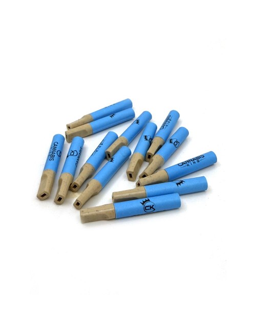 Active charcoal filters with mouthpiece - Cannabis King - 6mm - 100 pièces