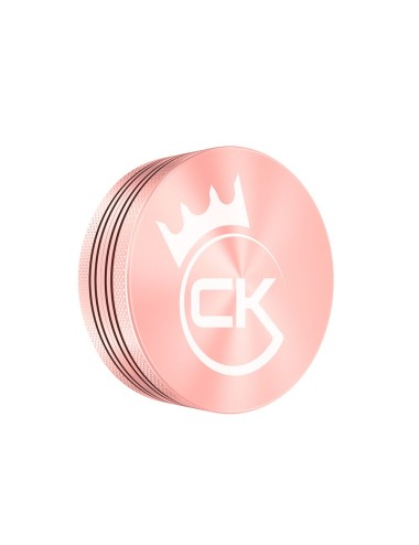 GRINDER CANNABIS KING — CK — ROSÉGOLD — 2 LAYERS 54MM