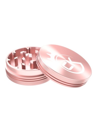 GRINDER CANNABIS KING — CK — ROSÉGOLD — 2 LAYERS 54MM