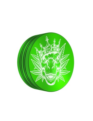 Grinder Cannabis King — King T-Rex — Vert — 2 Layers 54mm