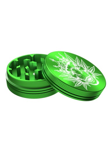 Grinder Cannabis King — King T-Rex — Grün — 2 Layers 54mm