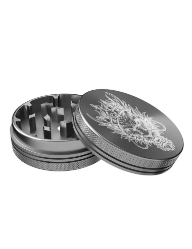 Grinder Cannabis King — Dragon King — Anthracite — 2 Layers 54mm