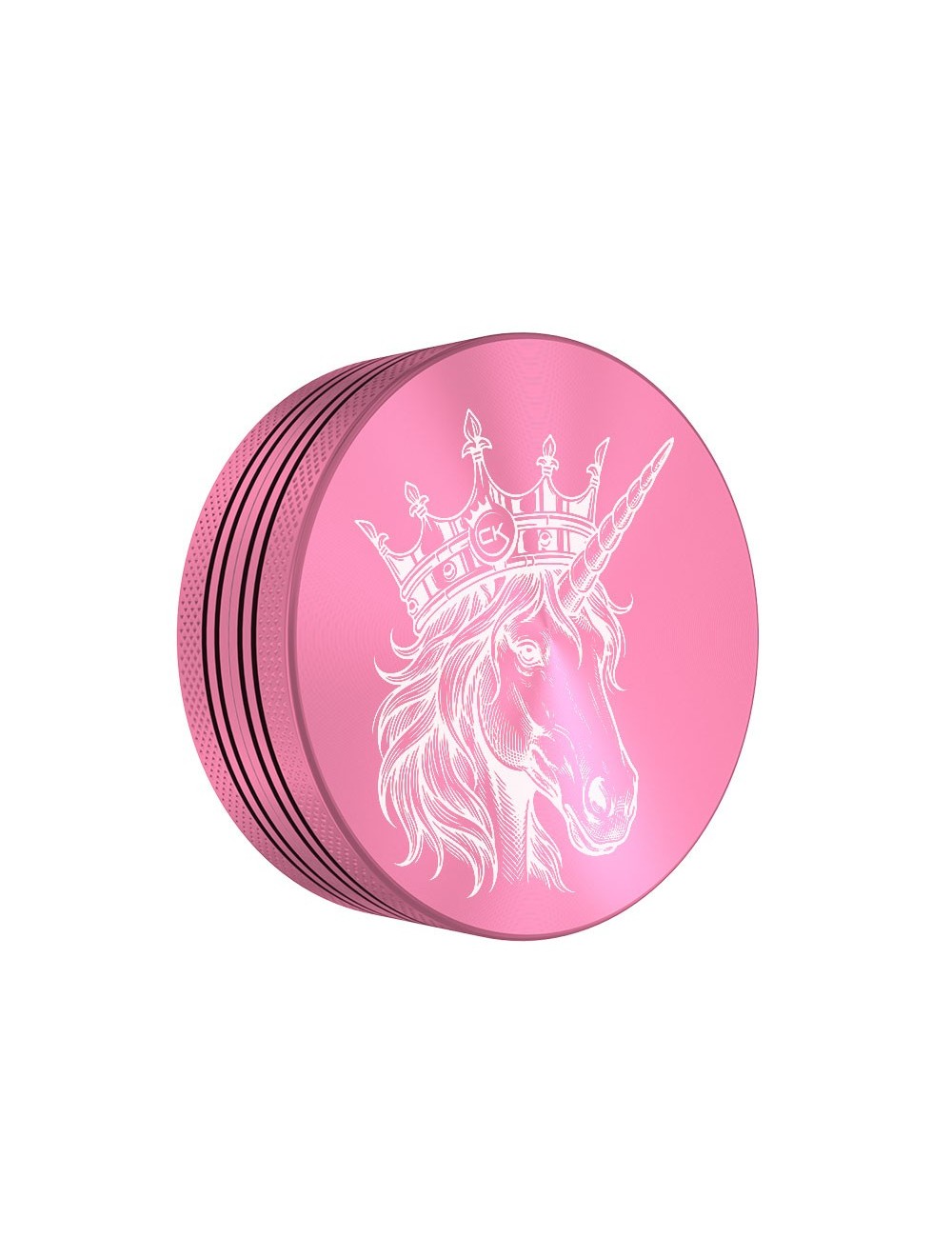 Grinder Cannabis King — Licorne — Rose — 2 Layers 54mm