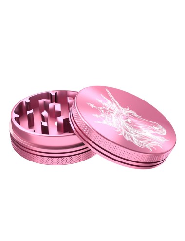 Grinder Cannabis King — Einhorn — Rosa — 2 Layers 54mm