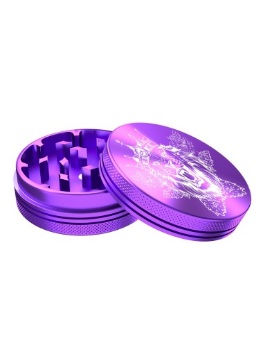 Grinder Cannabis King — Lion King — Violett — 2 Layers 54mm