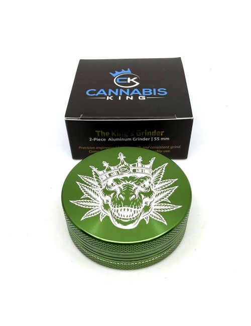 Grinder Cannabis King — King T-Rex — Green — 2 Layers 54mm