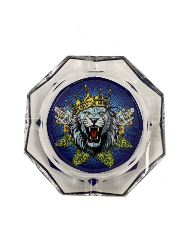 Cendrier Crystal Clear Cannabis King — Lion King