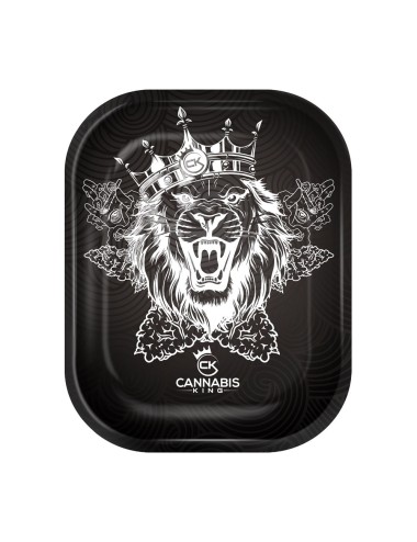 Plateau À Rouler — Cannabis King — Collector Edition 2026 — Lion King — Noir — 14x18cm