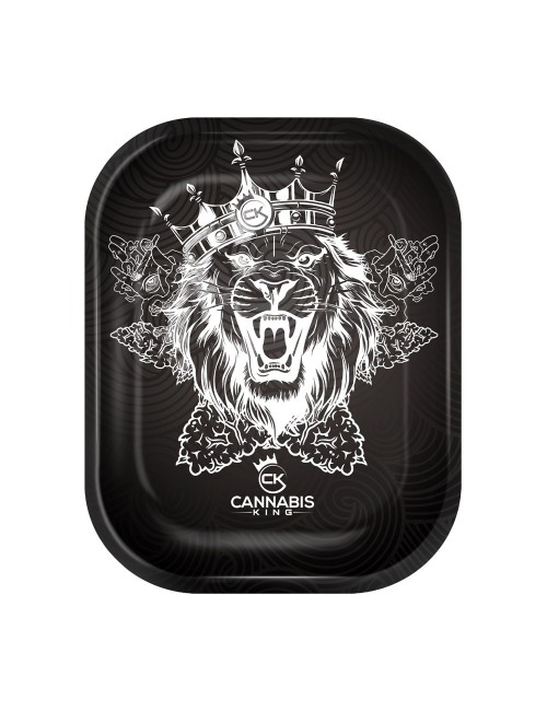 Plateau À Rouler — Cannabis King — Collector Edition 2026 — Lion King — Noir — 14x18cm