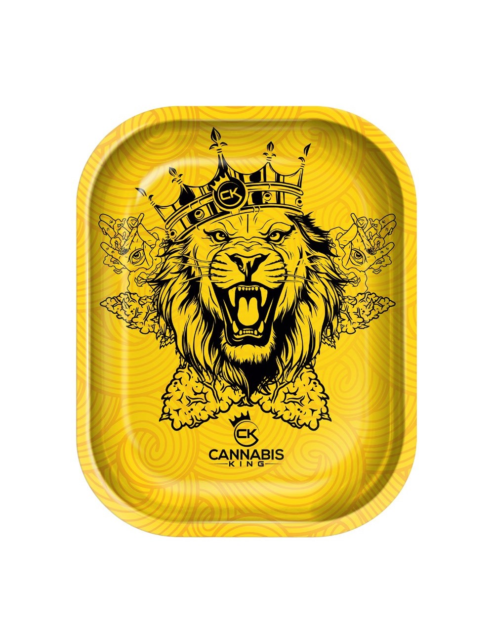 Plateau À Rouler — Cannabis King — Collector Edition 2026 — Lion King — Or — 14x18cm