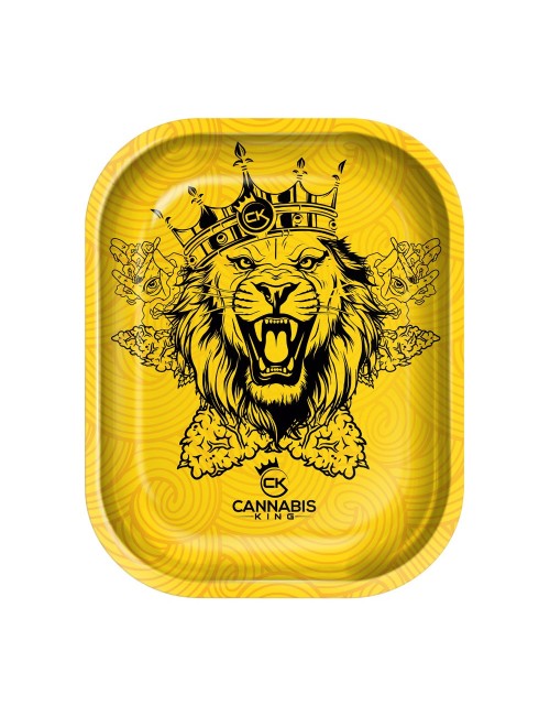 Plateau À Rouler — Cannabis King — Collector Edition 2026 — Lion King — Or— 14x18cm