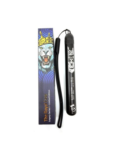 Premium Joint Tube — Cannabis King — Collector Edition 2026 — Lion King — Schwarz — 11x1.5cm